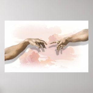 Creation of Adam Poster