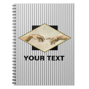 Creation of Adam Stripes Personalized Notebook