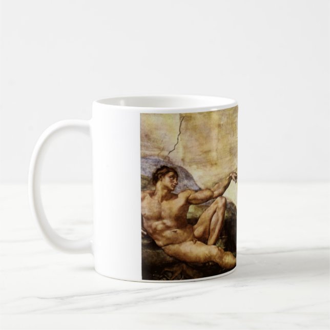 Creation Of Man Coffee Mug (Left)