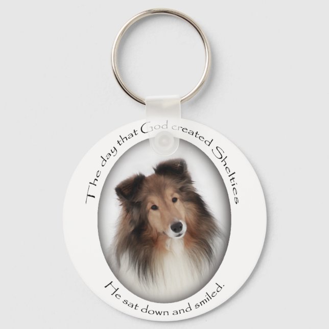 Creation of Shelties Keychain (Front)