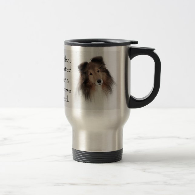 Creation of Shelties Travel Mug (Right)