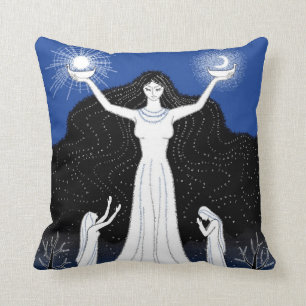 Creation of Sun and Moon pillow