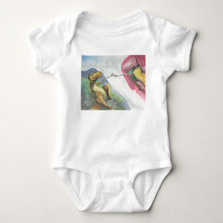 "Creation of T-Rex" Baby Bodysuit