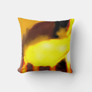 Creation of the dragon cat throw pillow