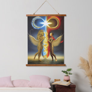 Creation Of Yin and Yang Wall Tapestry