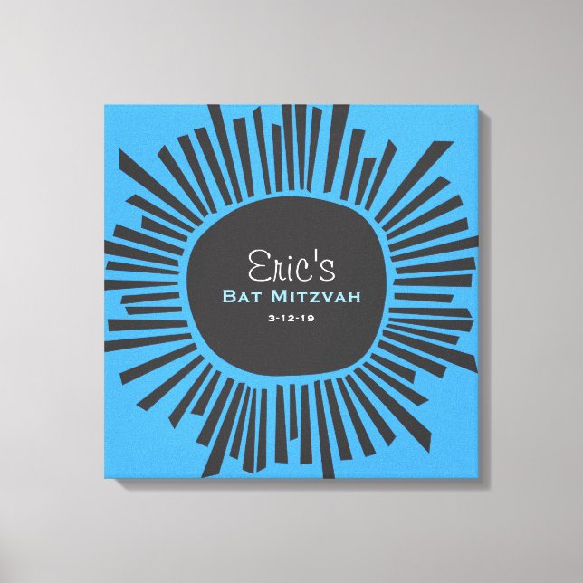 CREATION SUN Bat Bar Mitzvah Sign In Board (Front)