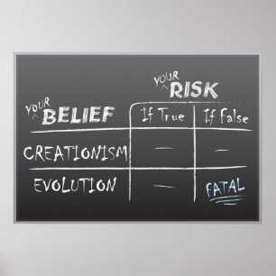 Creation vs. Evolution Poster