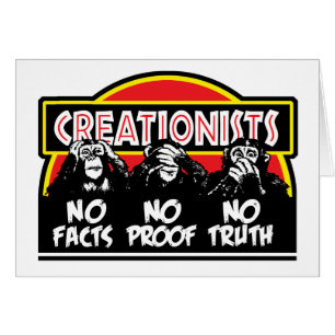 Créationnistes : Aveugle, Sourd et idiot ! -