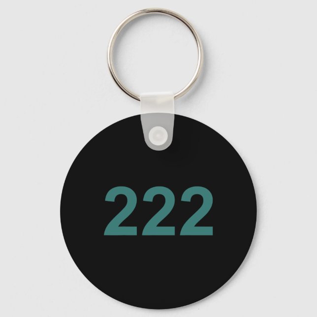 Creative 222 Designs Costume Ideas Co. Number 222  Keychain (Front)