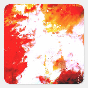 Creative Abstract Artwork Square Sticker