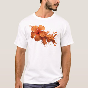 Creative ABSTRACT FLOWER 1 Graphic Tee Design