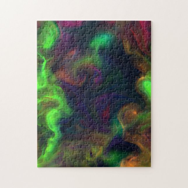 Creative abstract fluid fog photo jigsaw puzzle (Vertical)
