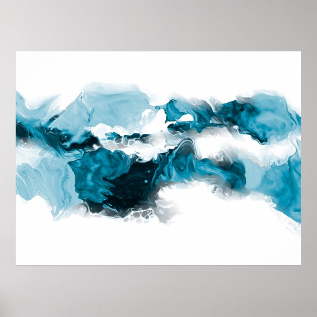 Creative abstract hand painted background, wallpap poster (Front)