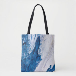 Creative abstract hand painted background, wallpap tote bag