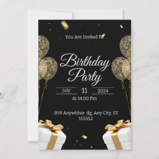 Creative and Unique Birthday Party Invitations