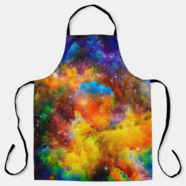 Creative arrangement of fractal elements, lights a apron (Front)