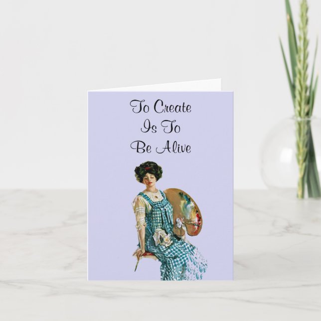 Creative Artist Note Card (Front)