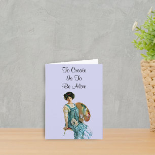 Creative Artist Note Card