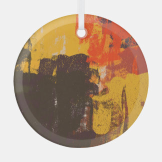 Creative artistic sketch, colourful texture. glass ornament