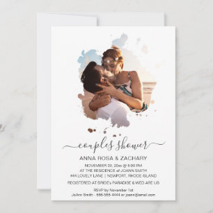 *~* Creative Artsy Photo COUPLE's SHOWER AR18  Invitation