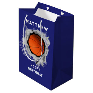 Creative Basketball Birthday Medium Gift Bag