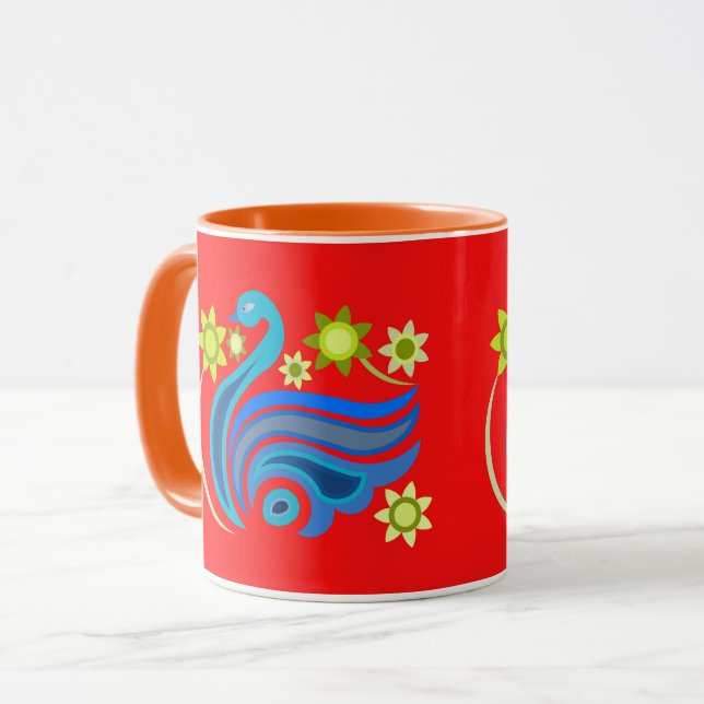 CREATIVE BIRD MUG FOR PRESENT (Front Left)