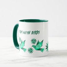 CREATIVE BIRD MUG FOR PRESENT