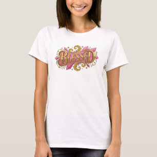 Creative BLESSED 2D Wearable Art T-Shirt