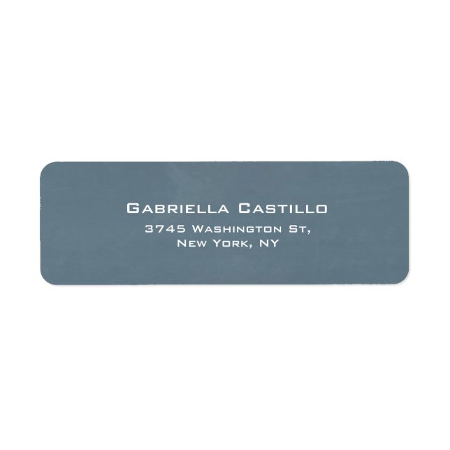 Creative Blue Grey Plain Elegant (Front)