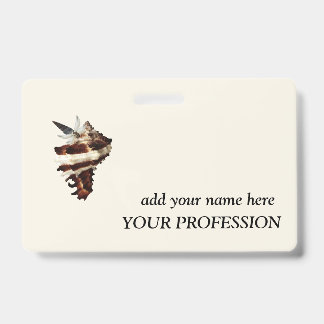Creative Boutique Custom Name & Profession Badge
