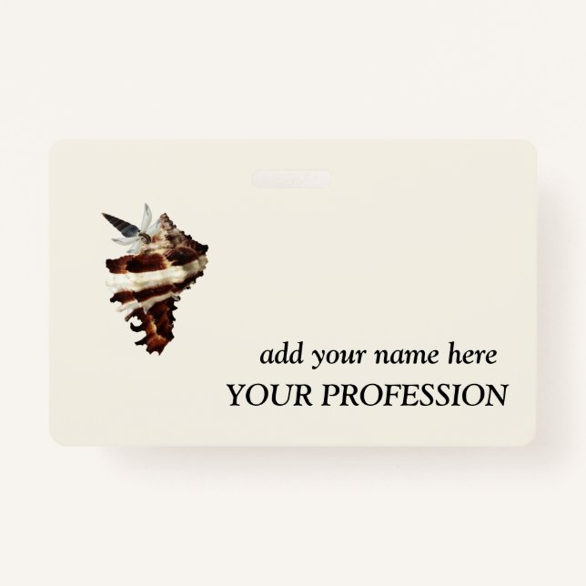 Creative Boutique Custom Name & Profession  Badge (Front)