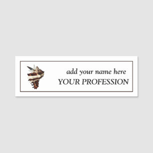 Creative Boutique Custom Name & Profession Tag