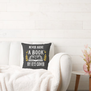 Creative Characters Book Throw Pillow