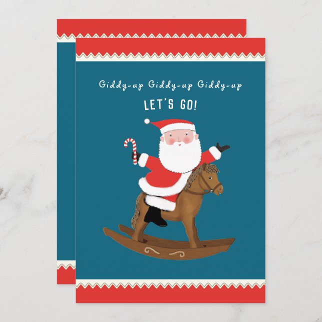 Creative Christmas Holiday Party Invitation (Front/Back)