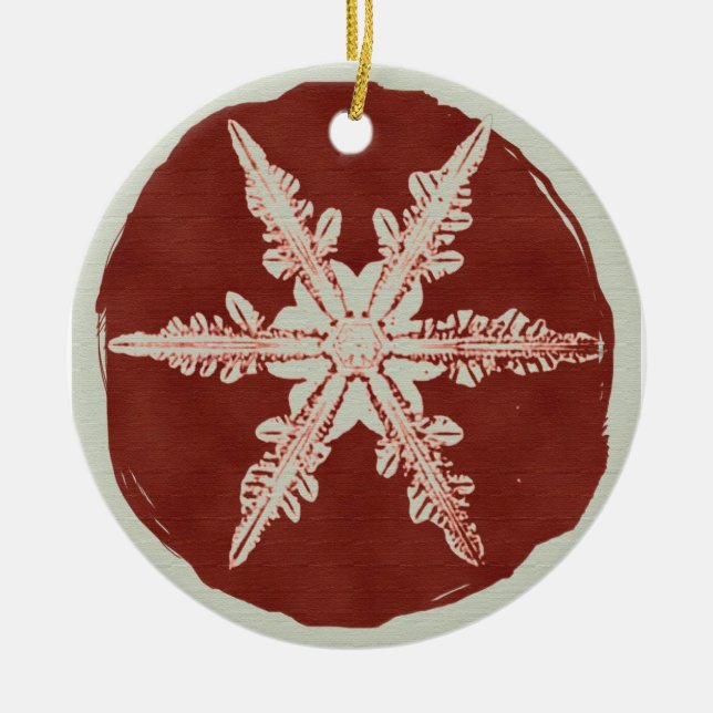 Creative Christmas Products Ceramic Ornament (Front)