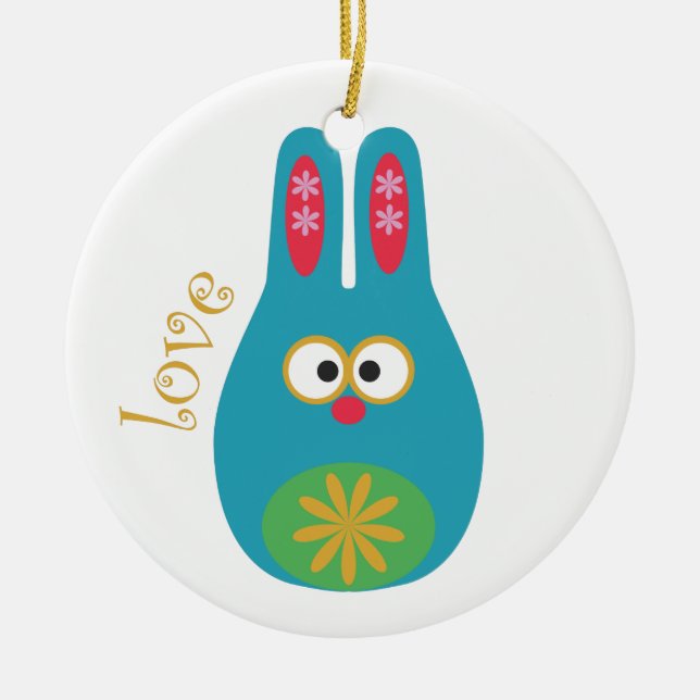 Creative Christmas Products Ceramic Ornament (Front)