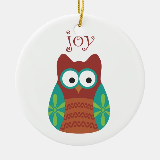 Creative Christmas Products Ceramic Ornament (Front)