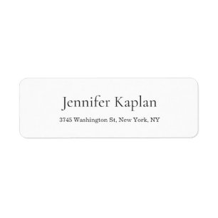 Creative Classical White Minimalist Professional