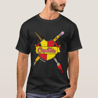 Creative Coat of Arms Screwball Graphics T-Shirt
