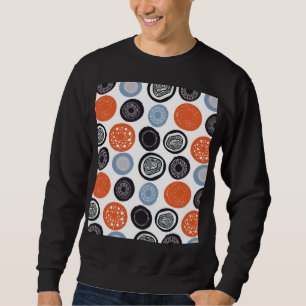 Creative, colorful geometric circle pattern. sweatshirt