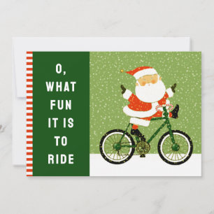 Creative Cycling Holiday Biking Christmas Cards