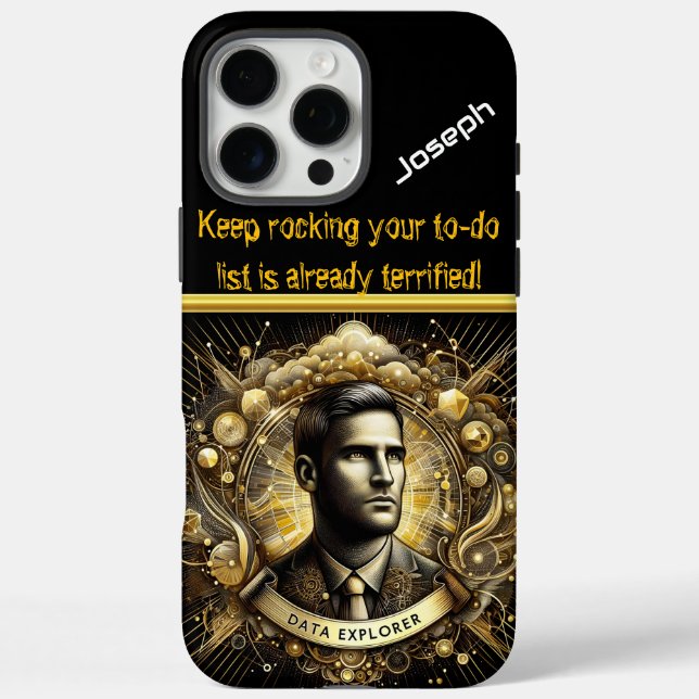 Creative Data Exploration in a Golden Realm Case-Mate iPhone Case (Back)