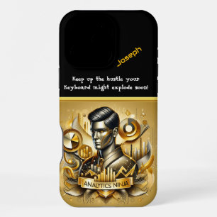 Creative Data Scientist Showcasing Skills iPhone 16 Pro Max Case