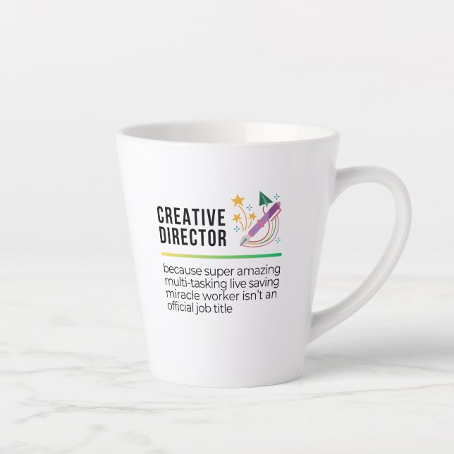 Creative Director Latte Mug (Right)