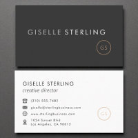 Creative Director Minimalist Luxury Black