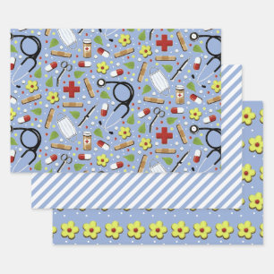 Creative Doctor Gift Wrapping Paper Sheet