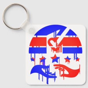 Creative Emblem of Empowerment and Representation Keychain