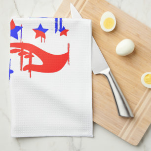 Creative Emblem of Empowerment and Representation Kitchen Towel