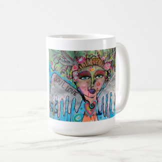 Creative Evolution Angel Soulart Original Art Coffee Mug