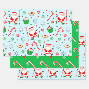 Creative Field Hockey Holiday Gift Wrapping Paper Sheet